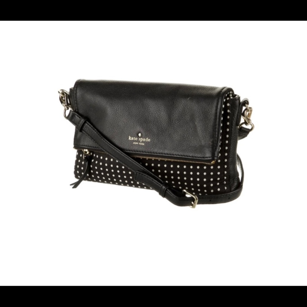 Kate Spade New York Canvas Leather Crossbody Bag